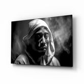 Tupac Glass Wall Art || Designer Collection.